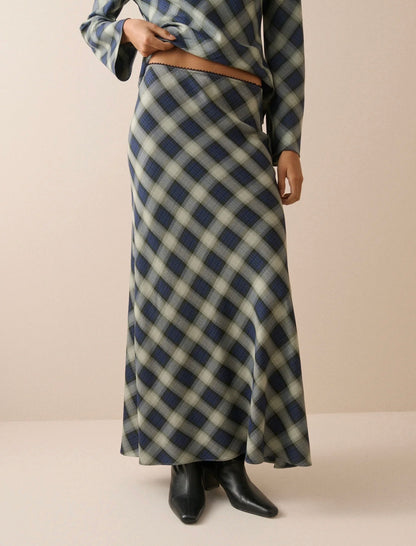 Nobody’s Child - OTTO - Checked maxi skirt
