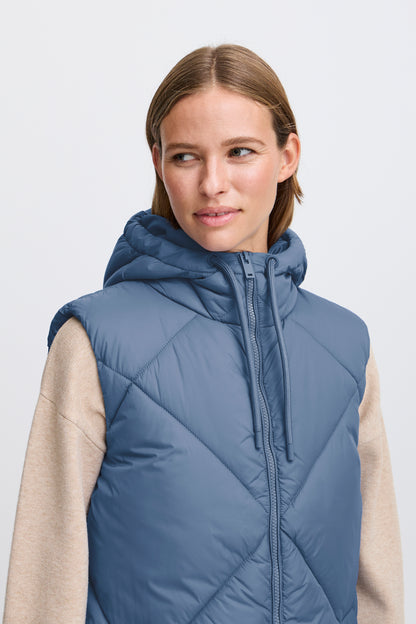 B.Young - BOMINA - Hooded gilet - Blue image 4