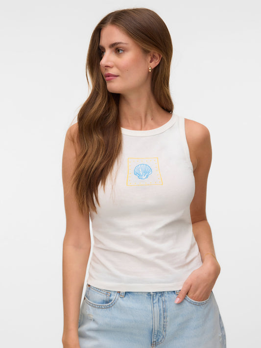 Vero Moda - ALLY - Clam shell vest top