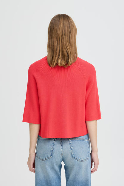 ICHI - BOSTON - 3/4 sleeve knitted top