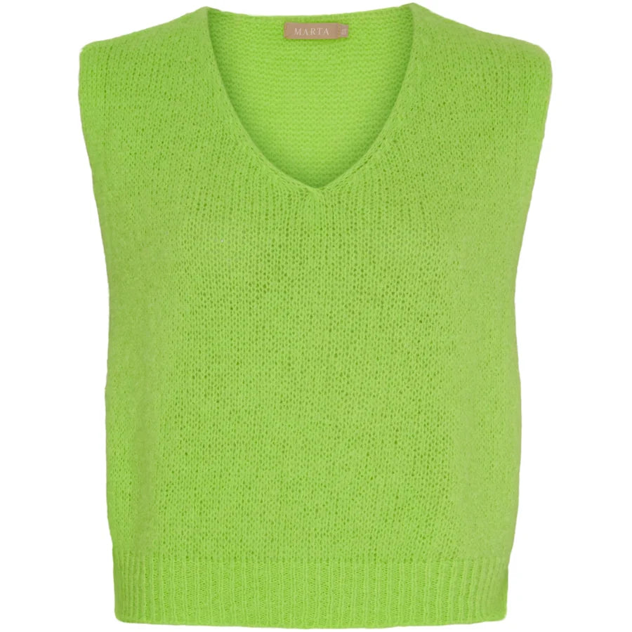 Marta - MARLENE - Knitted v.neck tank top