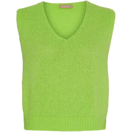 Marta - MARLENE - Knitted v.neck tank top