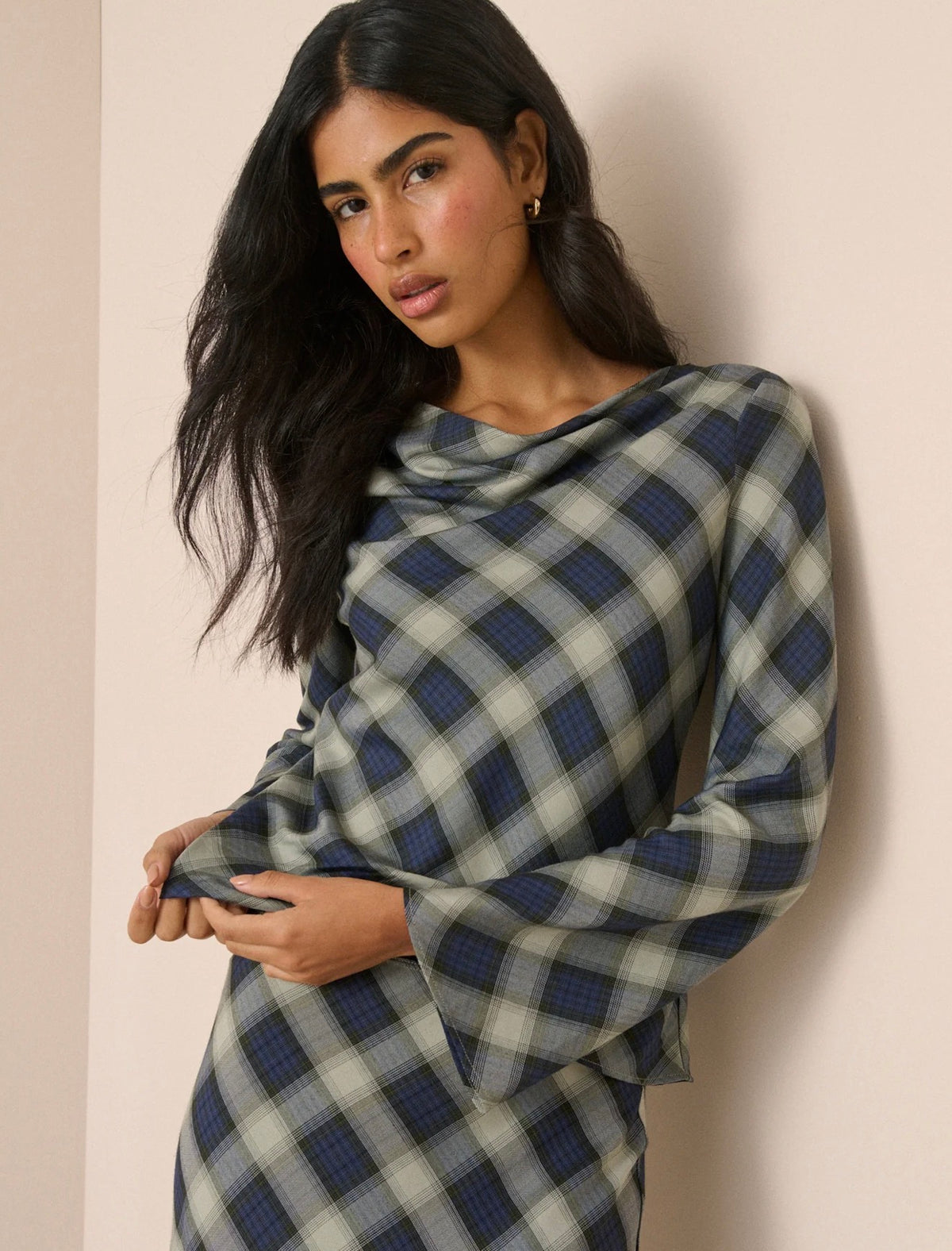 Nobody’s Child - CRUZ - Checked long sleeve top