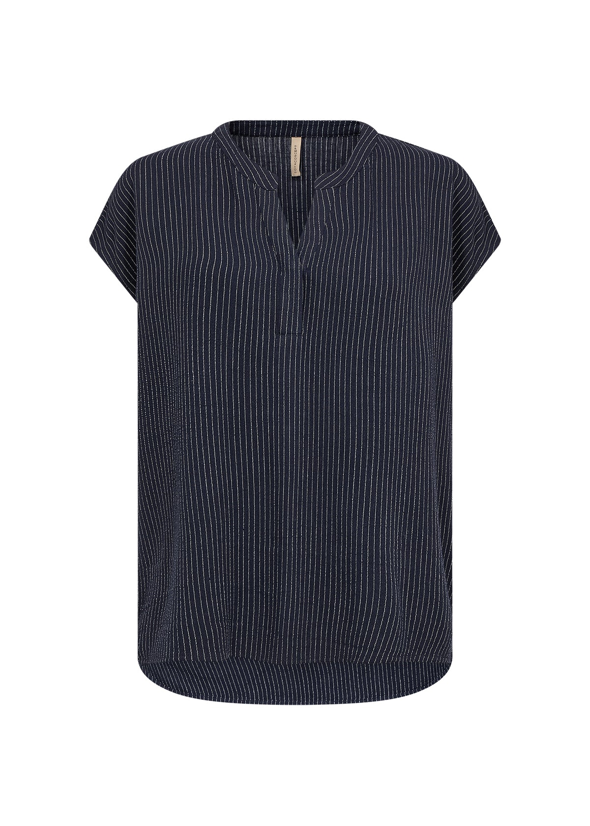 Soya Concept - CANNIE 1 - Pinstripe cap sleeve top