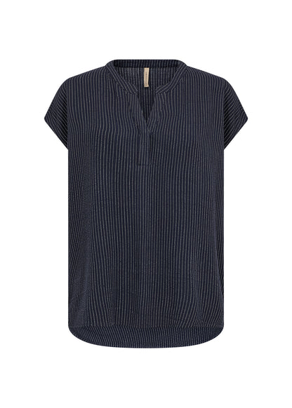 Soya Concept - CANNIE 1 - Pinstripe cap sleeve top