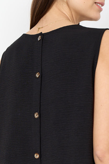 Soya Concept - Sleeve button back top