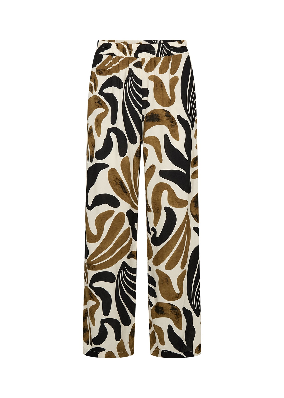 Soya Concept - FELDI 3 printed wide leg trousers