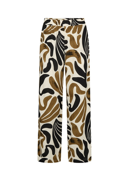 Soya Concept - FELDI 3 printed wide leg trousers