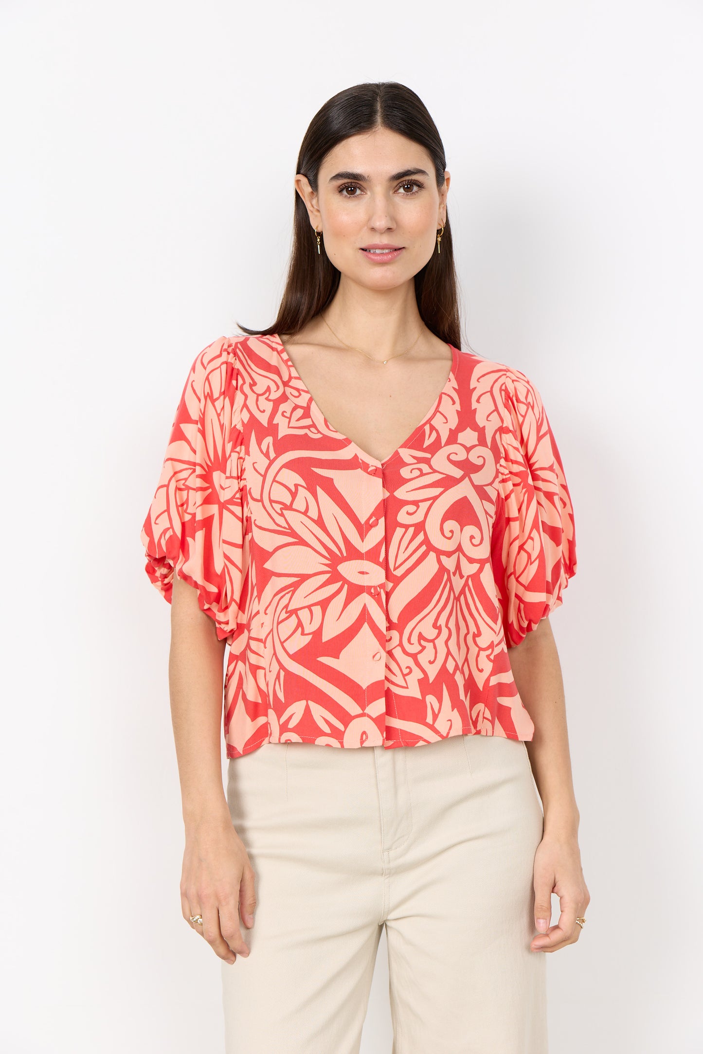 Soya Concept - FELONE 2 - Puff sleeve printed top