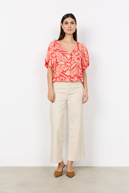 Soya Concept - FELONE 2 - Puff sleeve printed top