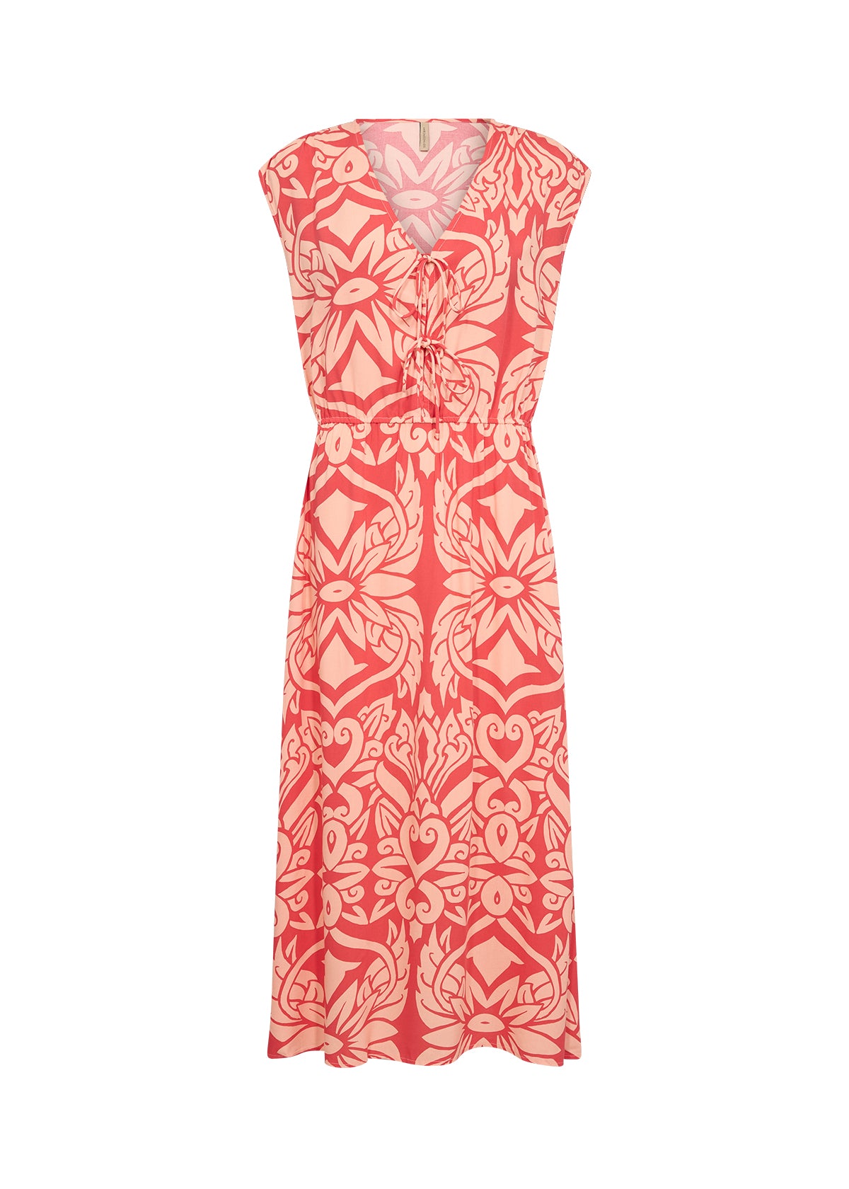 Soya Concept - FELONE 3 - Printed v.neck midi dress