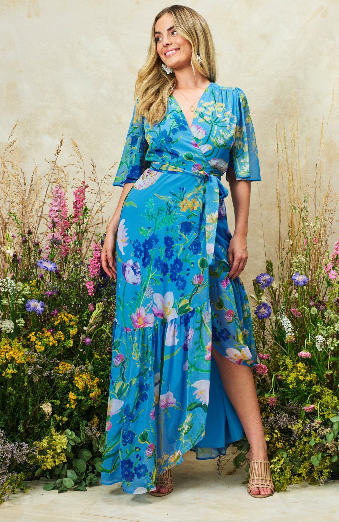 Hope & Ivy - The Alyssa - Floral maxi dress