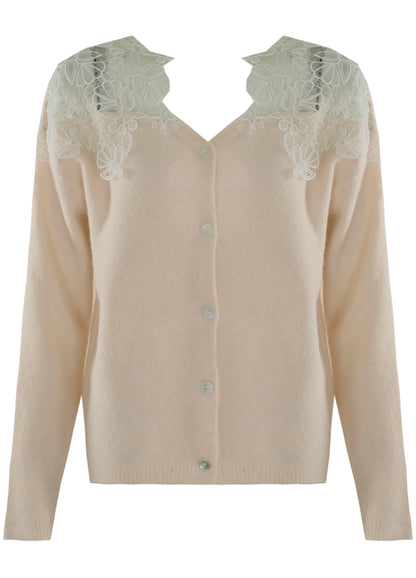 KENDALL - Lace detail cardigan