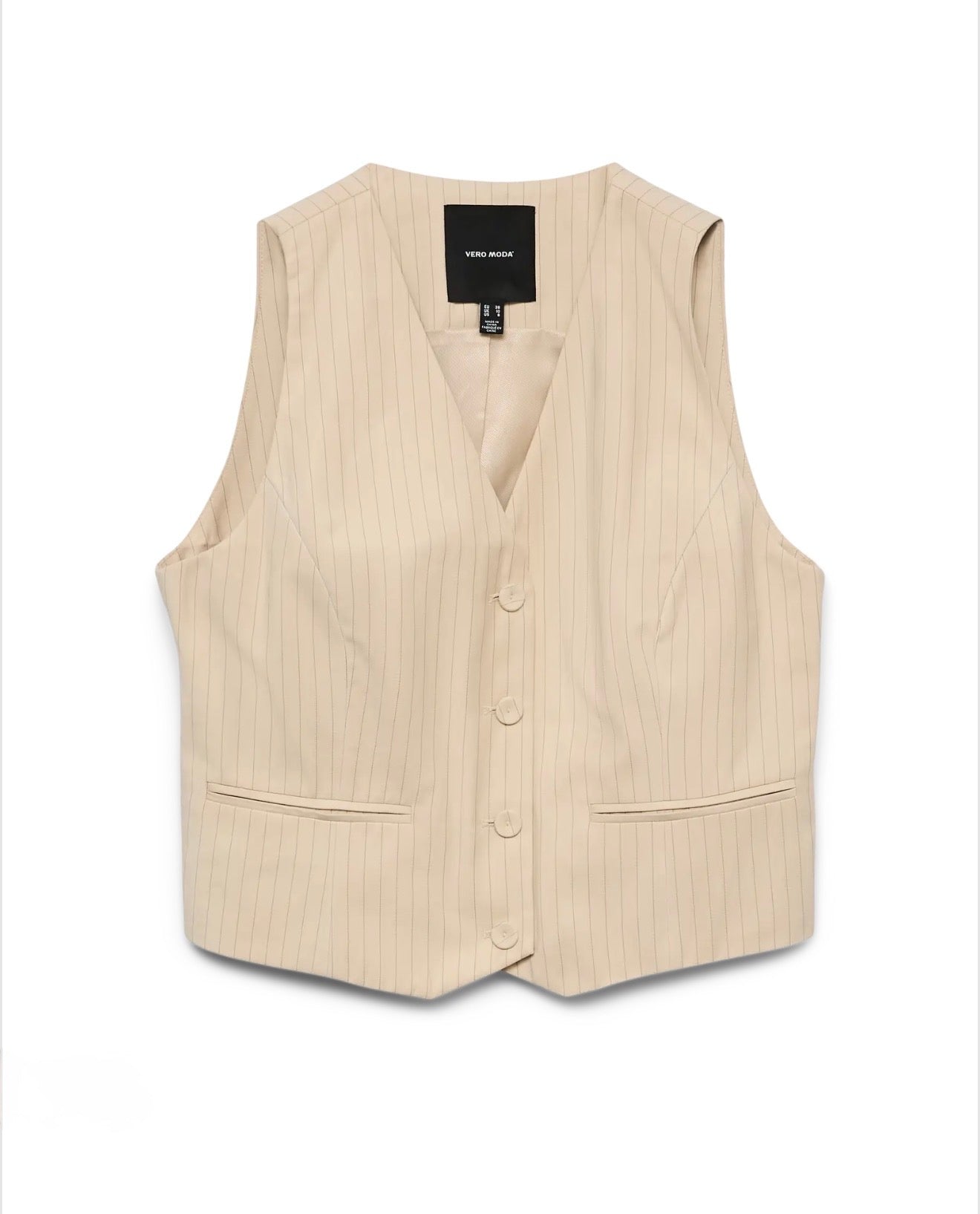 Vero Moda - KAJA - Pinstripe waistcoat