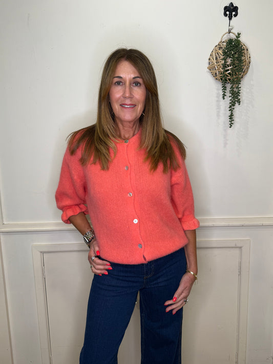 Marta - ALLY - 3/4 frill sleeve cardi