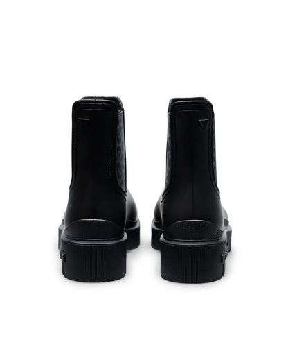 VERBENAS Footwear - MAE - Leopard detail rain boot