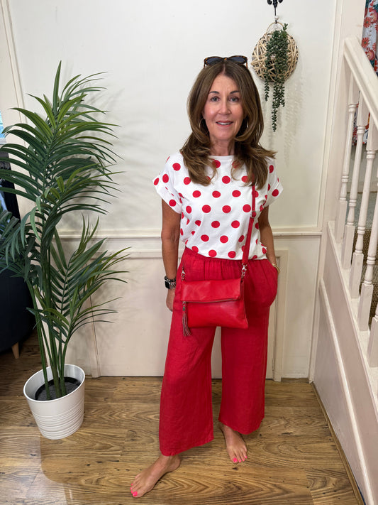 Polka dot t.shirt