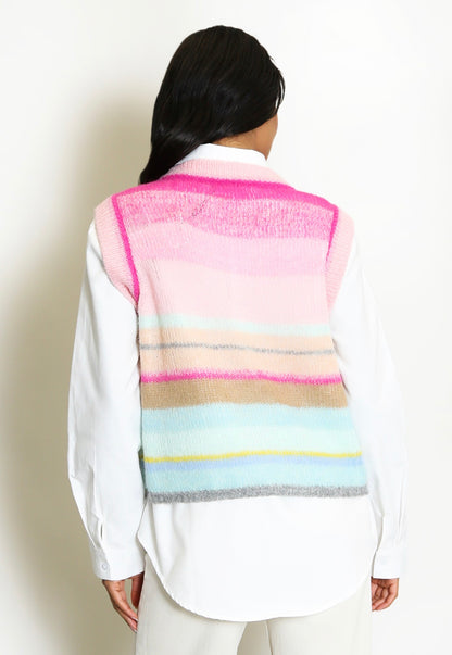 JULIET - Stripe knitted tank top