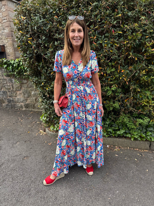 DAHLIA - Floral maxi dress