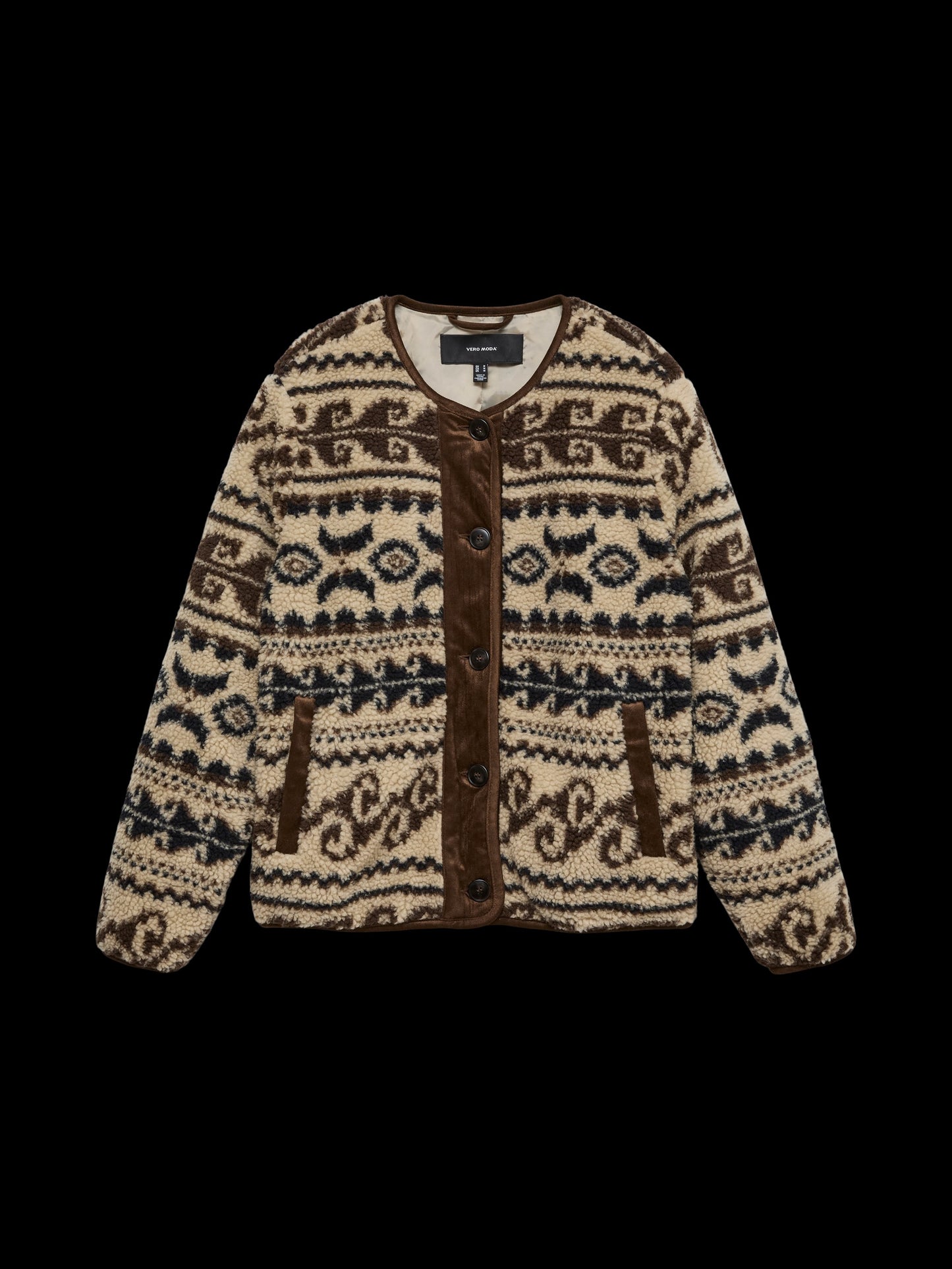 Vero Moda - LINDAU - Aztec Teddy jacket