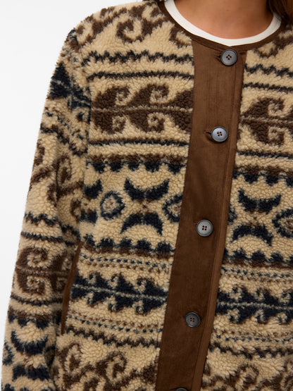 Vero Moda - LINDAU - Aztec Teddy jacket