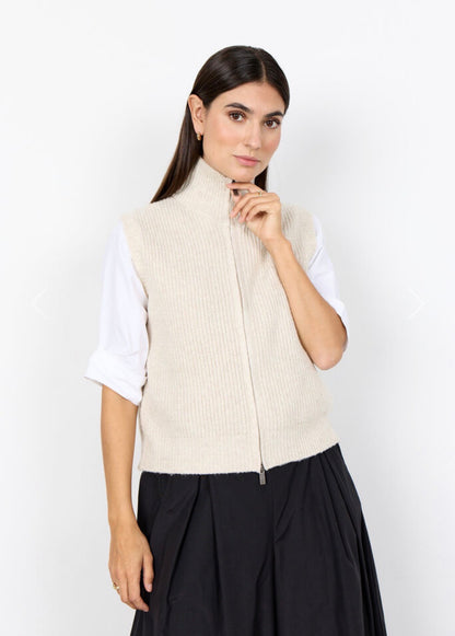 Soya Concept - GITH 1 - Zip up sleeveless tank