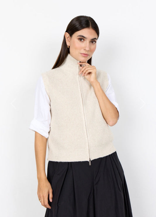 Soya Concept - GITH - Zip up sleeveless tank