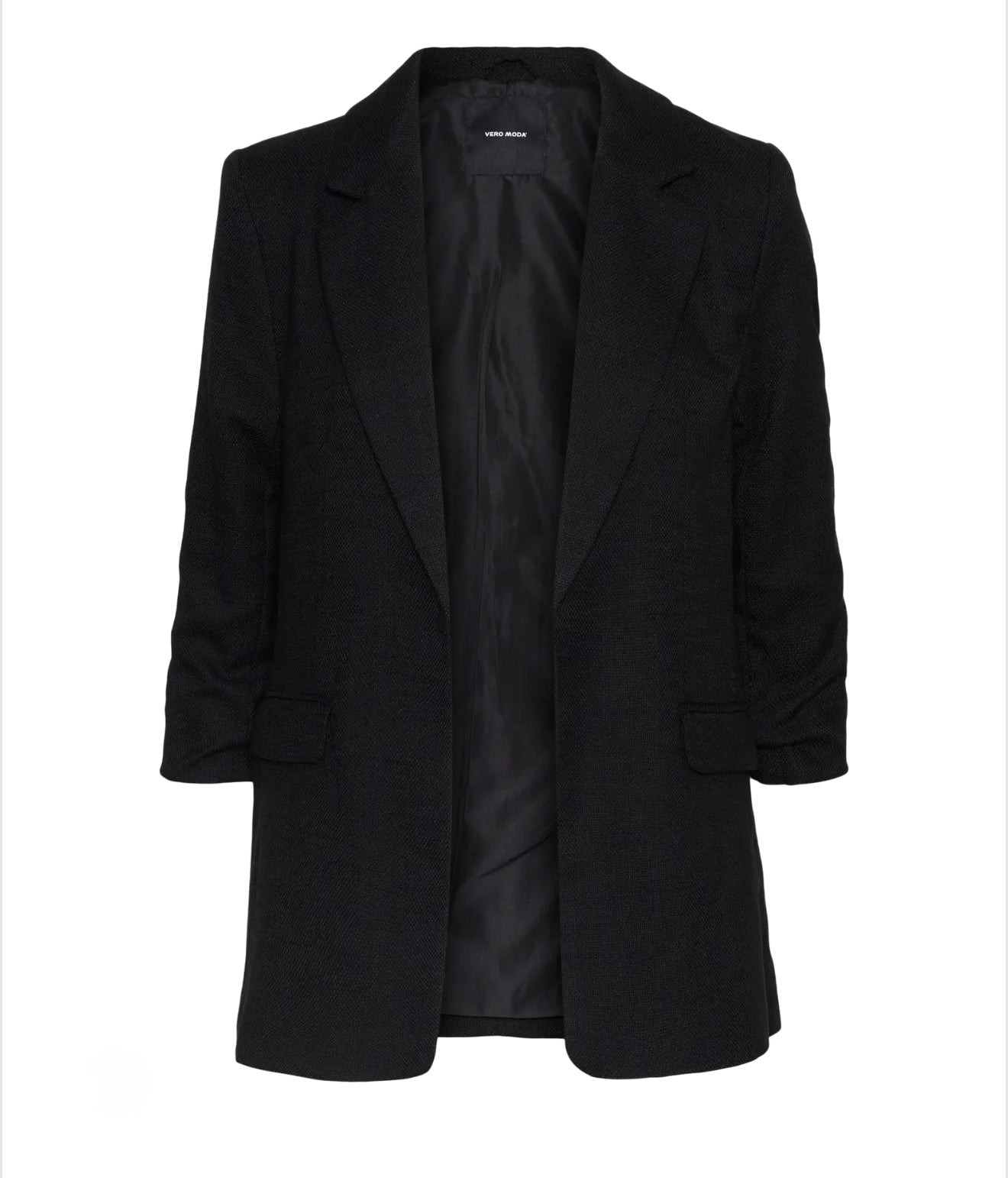 Vero Moda - FRIDA - Textured tweed style 3/4 slv blazer