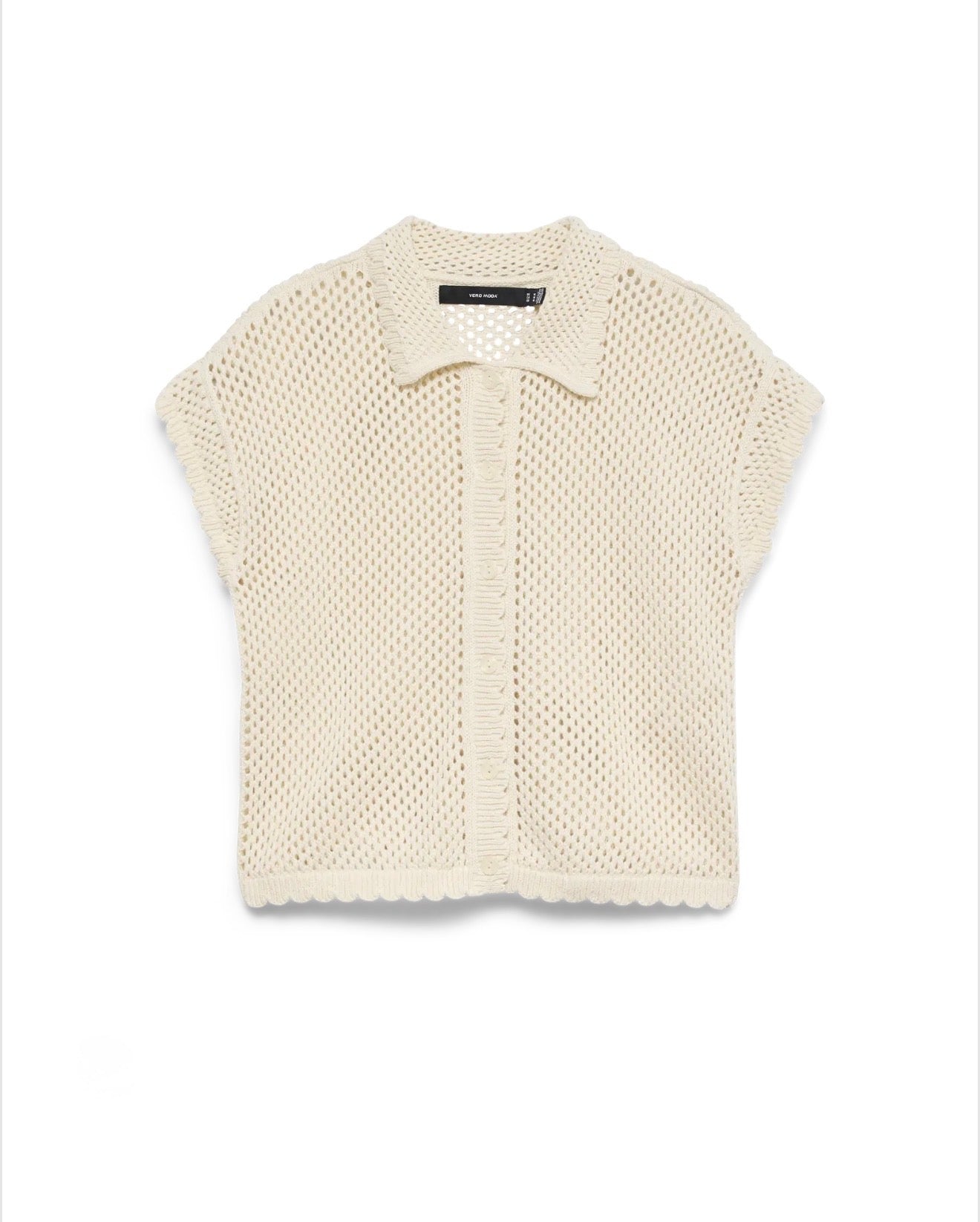 Vero moda - ELIANA - Crochet polo Cardi