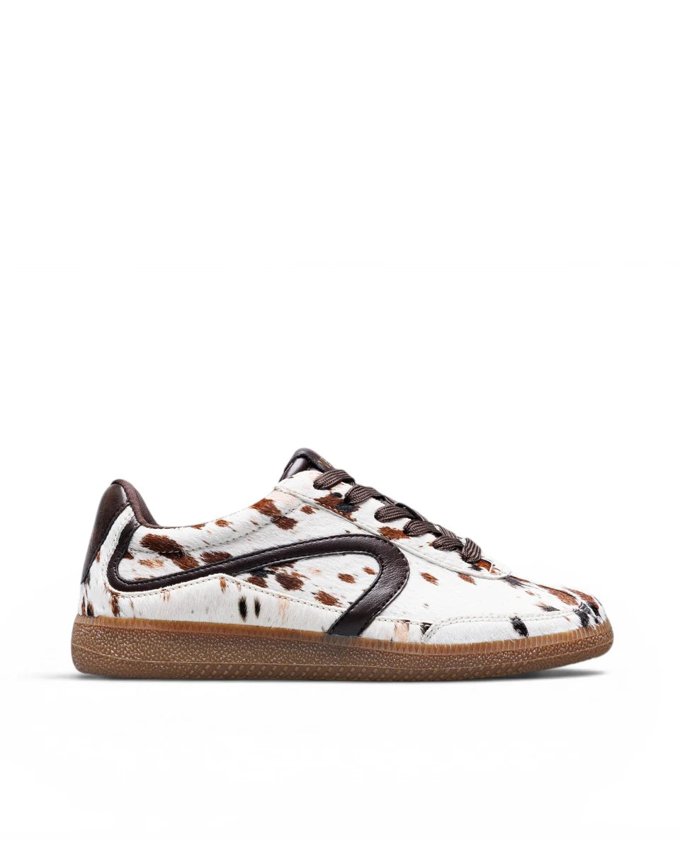 VERBENAS Footwear - SIMONA - Cow print trainer