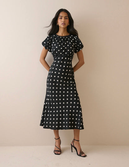 Nobody’s Child - SICILY - Polka dot midi dress