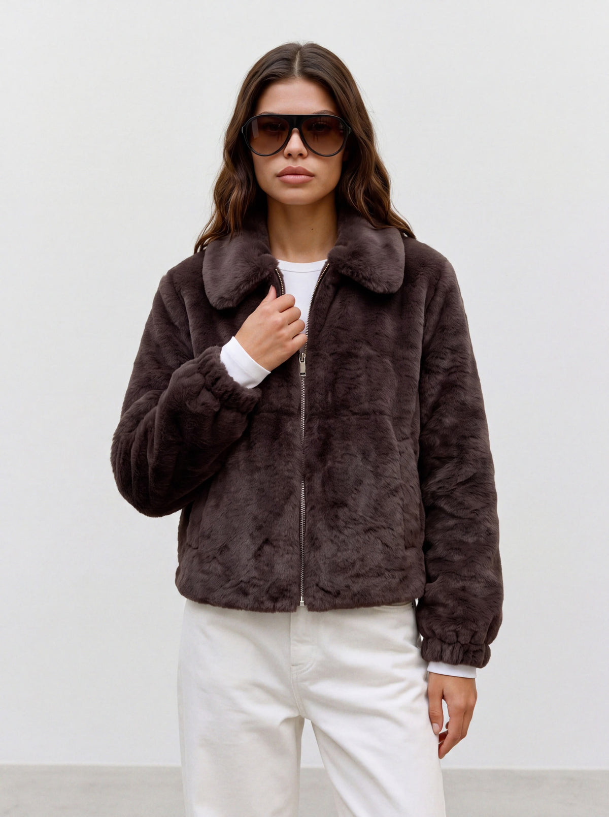 Vero Moda - SOLAIMA - Faux fur jacket