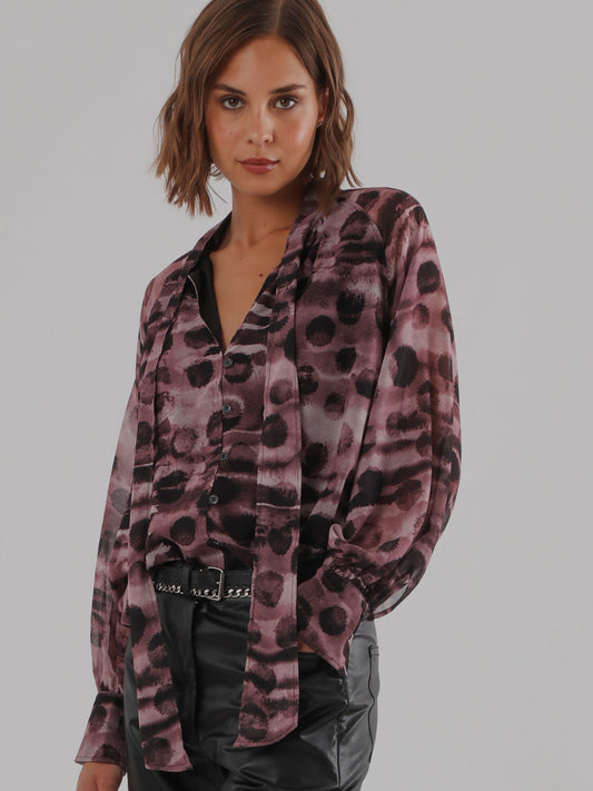 Religion - LIV TOP - Dot print blouse