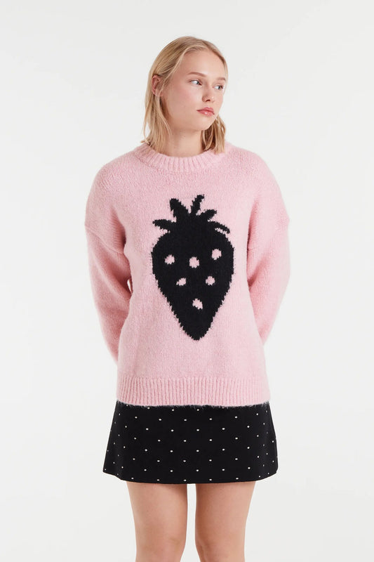 Compania Fantastica - 10235 - Strawberry chunky knitted jumper