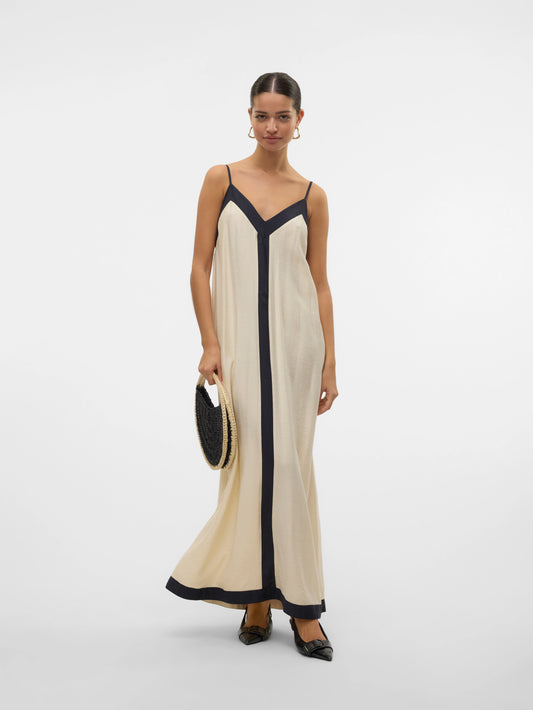 Vero Moda - DENISE - Front stripe maxi dress