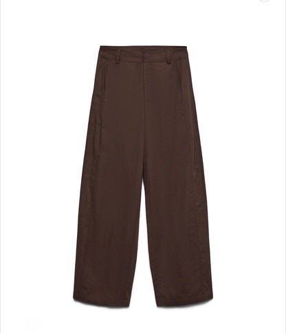 Vero Moda - SELMA - High waist barrel trousers