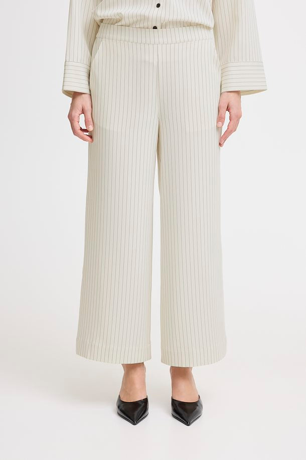 B.Young - DANNIA - Pinstripe wide trousers