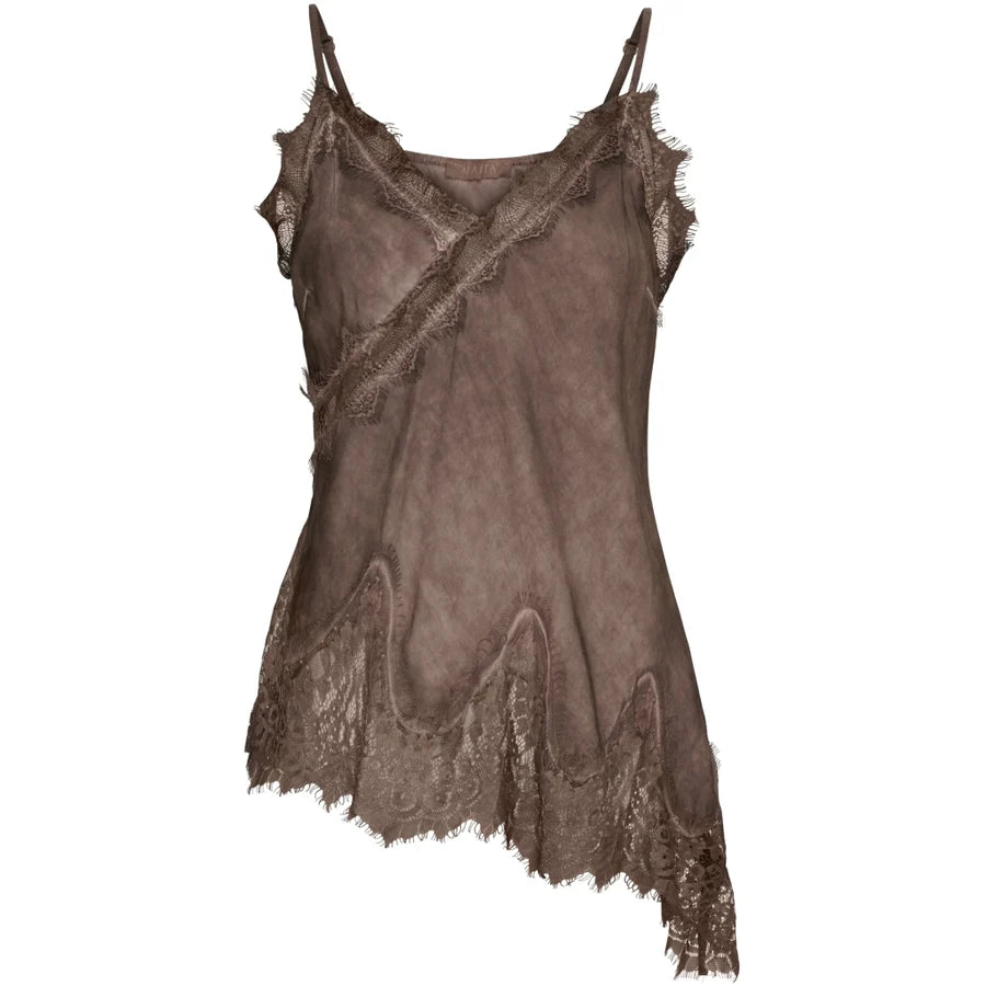 Marta - DREAM - Asymmetric lace satin camo