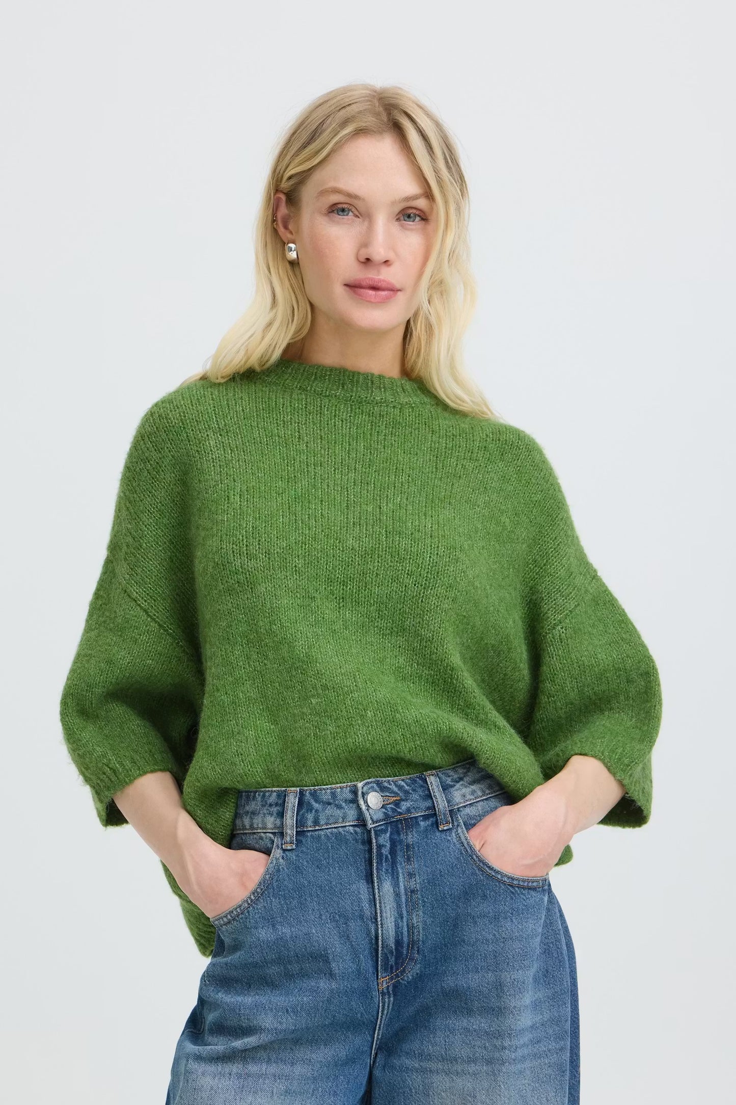B.Young - OTIA - Oversized 3/4 sleeve knit