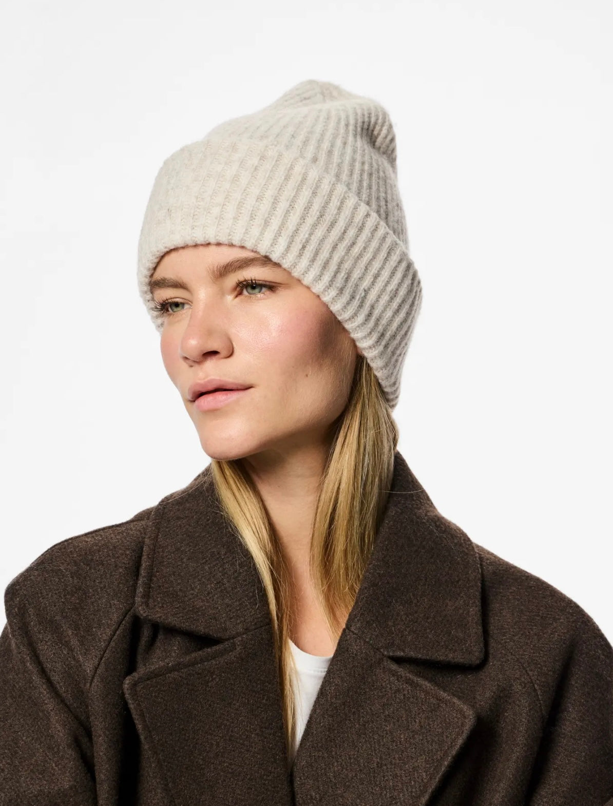 Pieces - MOELLA - Knitted beanie hat