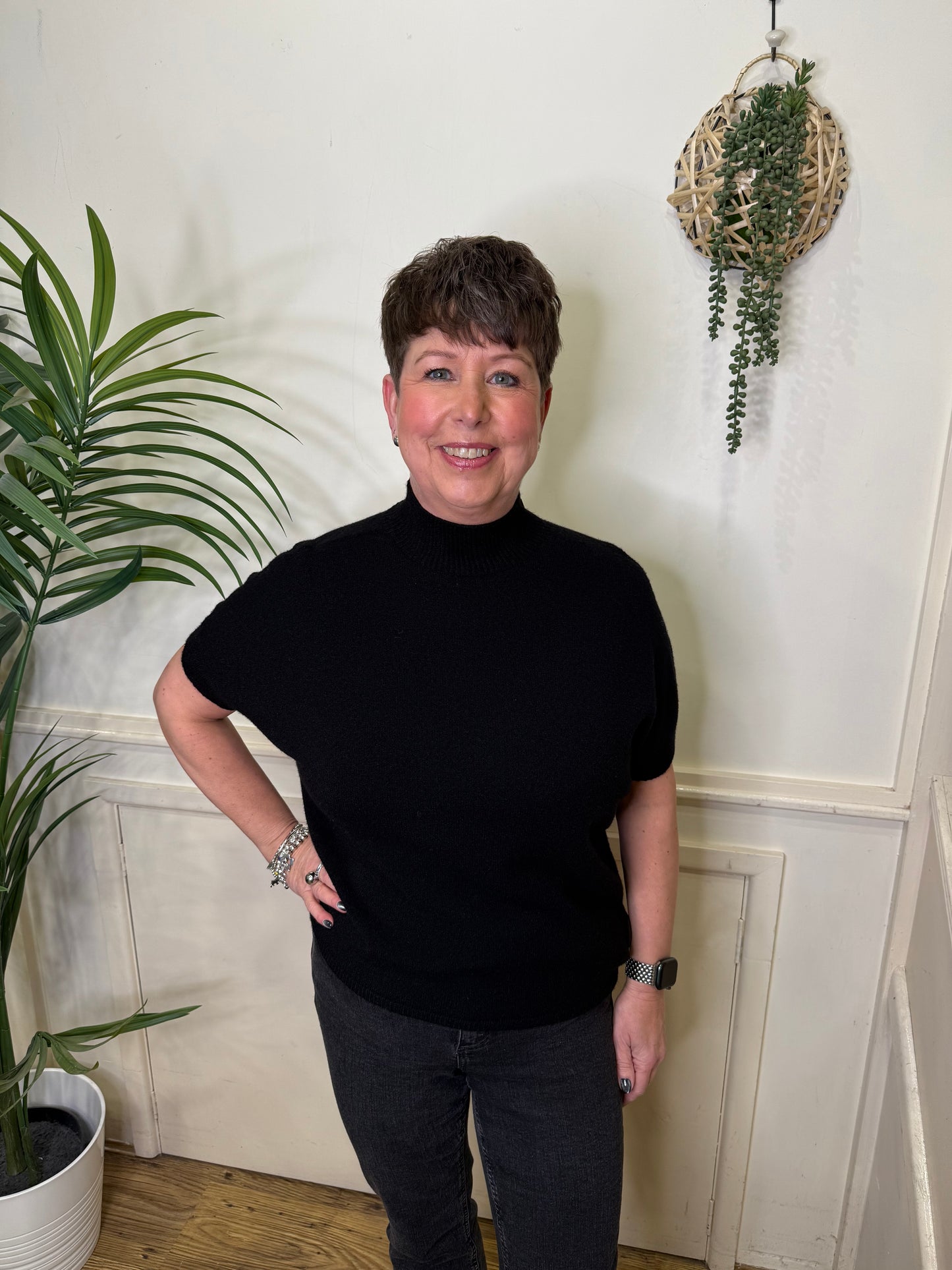 57033 - Cap sleeve knit