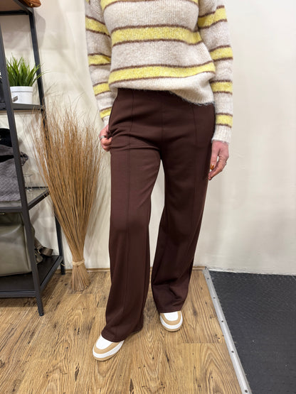 KRISTIN - Wide leg soft trousers