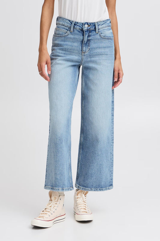 B.Young - KYJLA - Ankle length wide leg jeans