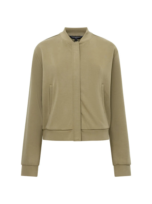 French Connection - 75DZR - Wren Zip Through Bomber Jacket - Khaki