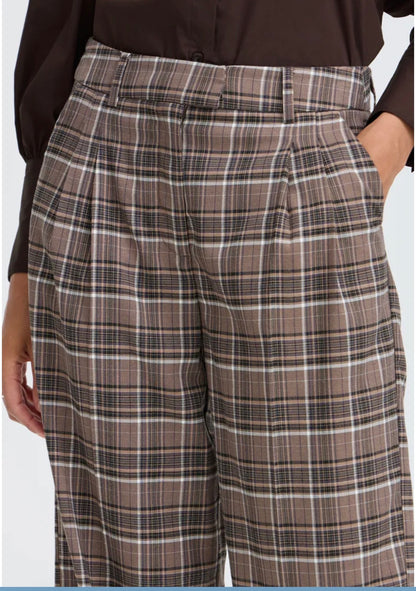 B.Young - ESTOLO- Checked trousers