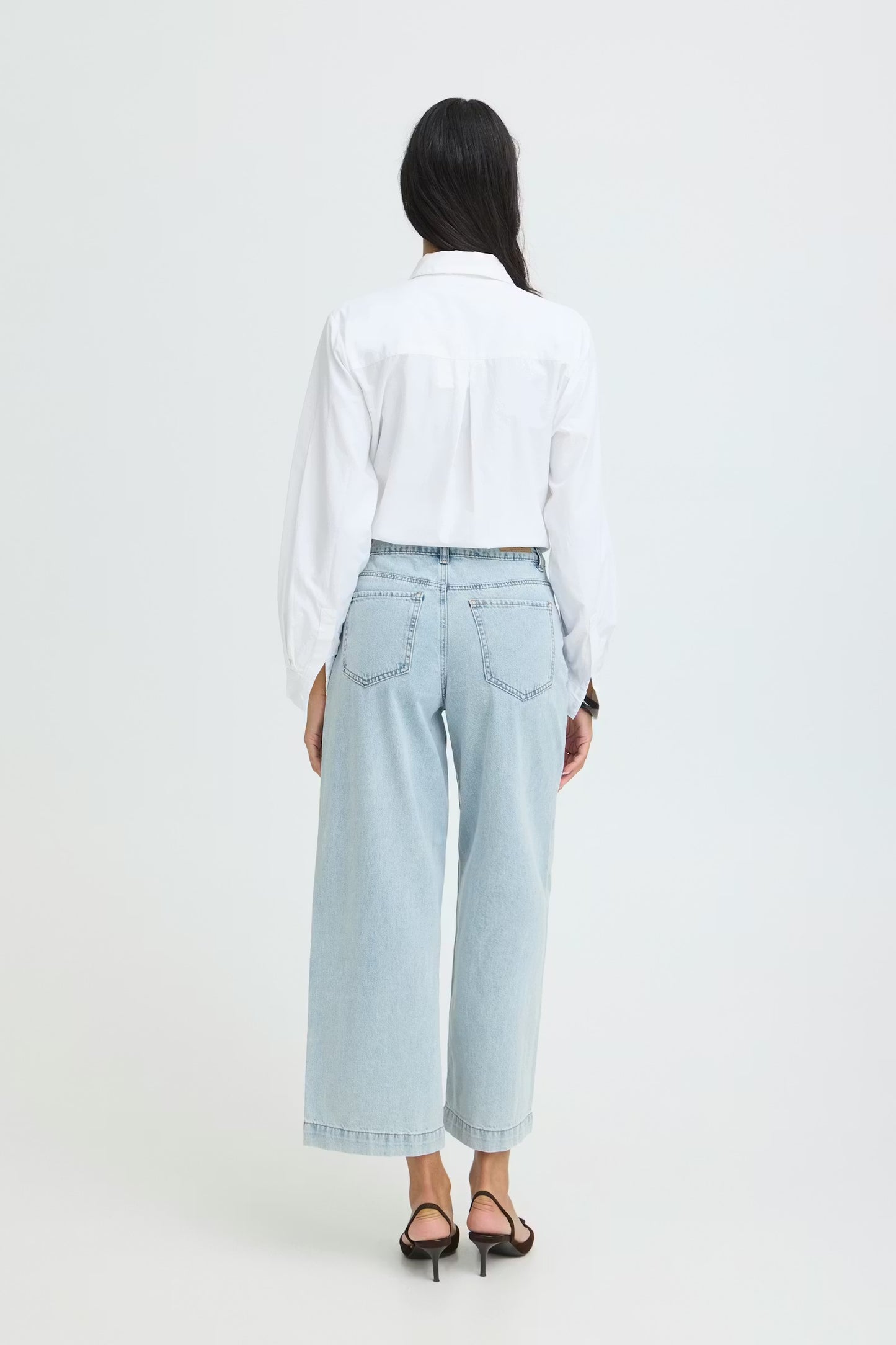 B.Young - KIELO - Cut out design ankle length jeans