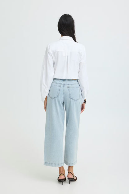 B.Young - KIELO - Cut out design ankle length jeans