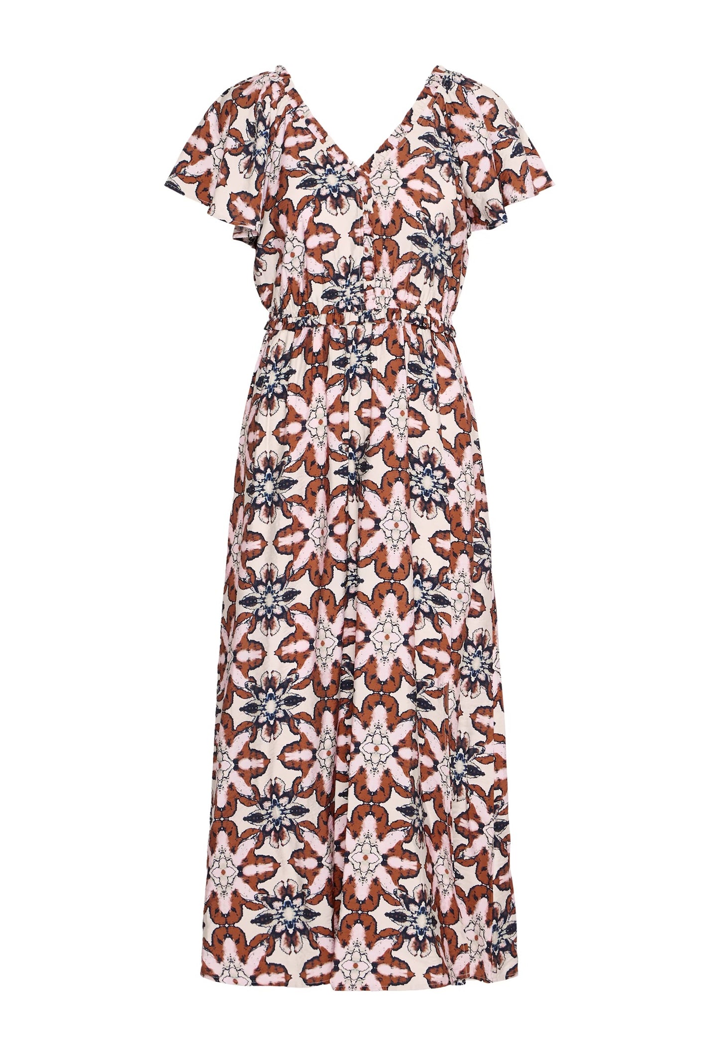 ICHI - ZASHA DR - Printed midi dress