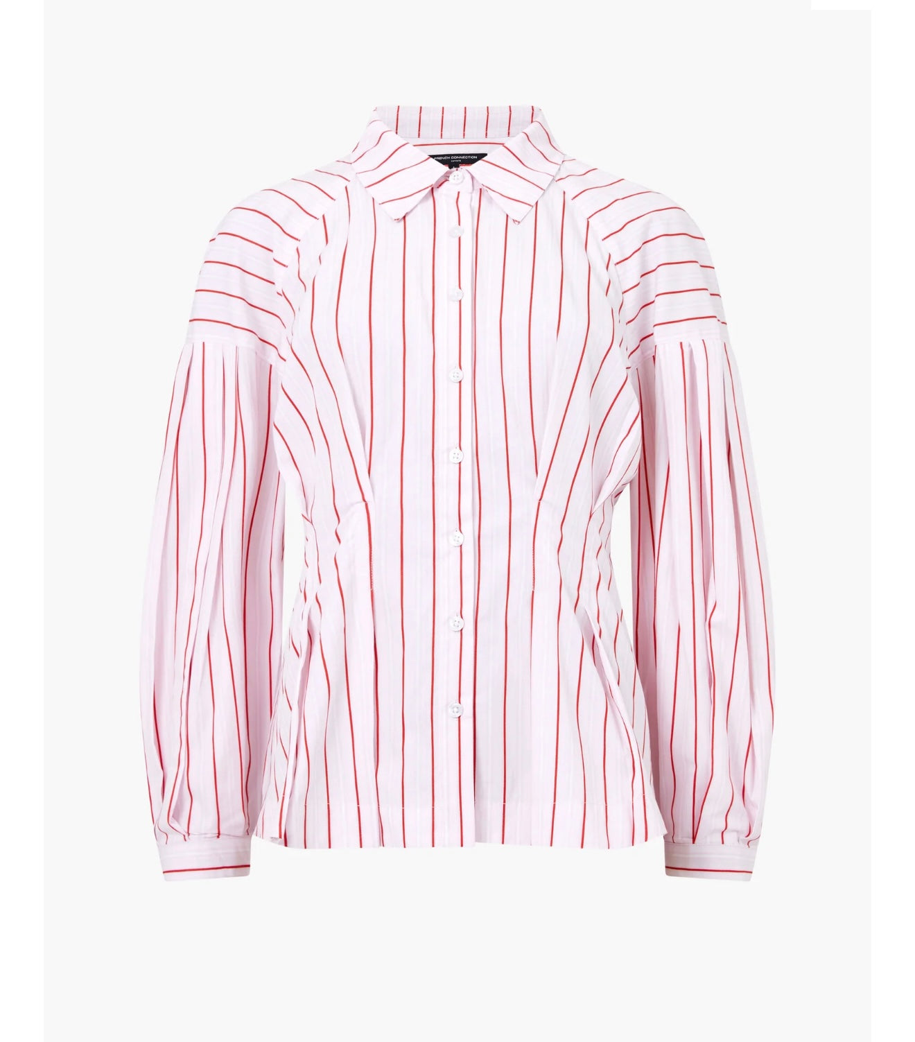 French Connection - 72ZAQ - Cambria Dobby Pleat Stripe Shirt