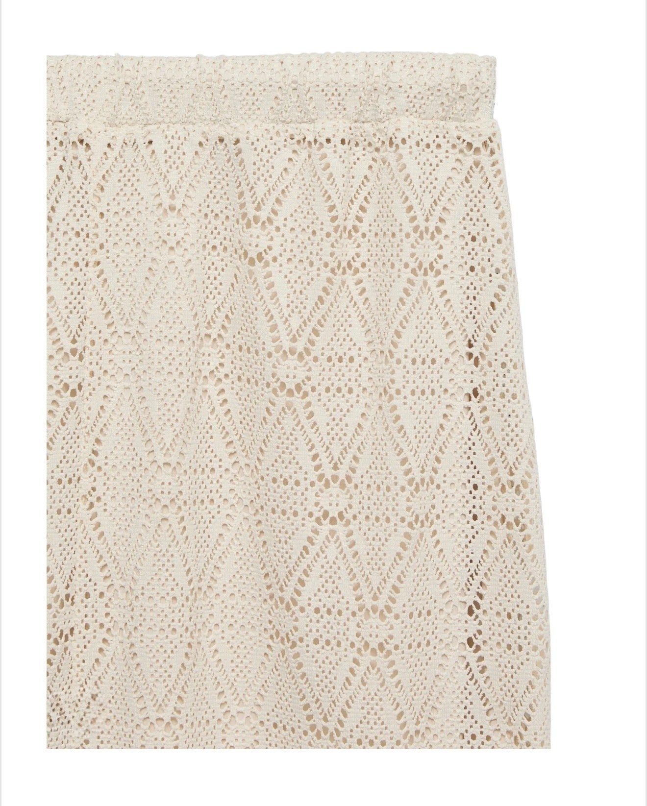 Vero Moda - MAYA - Crochet ankle skirt